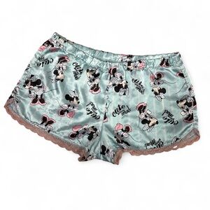 Disney Minnie Mouse Sleep Shorts - Light Blue and Pink